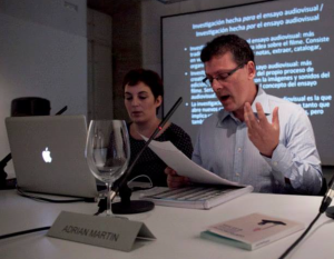 Cristina Álvarez López and Adrian Martin advocating for the audiovisual essay form