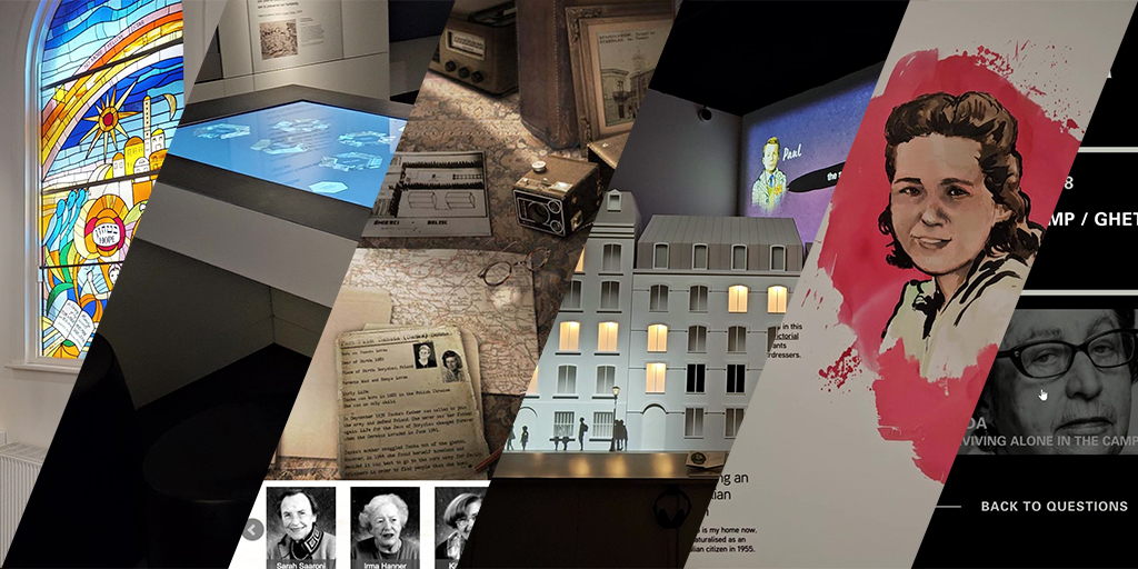 A joined picture of pictures from Melbourne Holocaust Museum