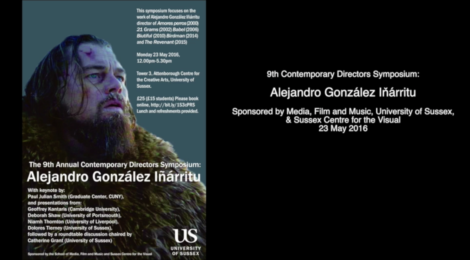 Recordings from 9th Annual Contemporary Directors Symposium on Alejandro González Iñárritu